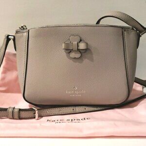 KATE SPADE NEW YORK TALIA CROSSBODY I GRAY I EUC
